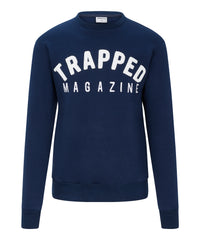 Chenille Slimfit Trapped Magazine Trackset - Blue/White